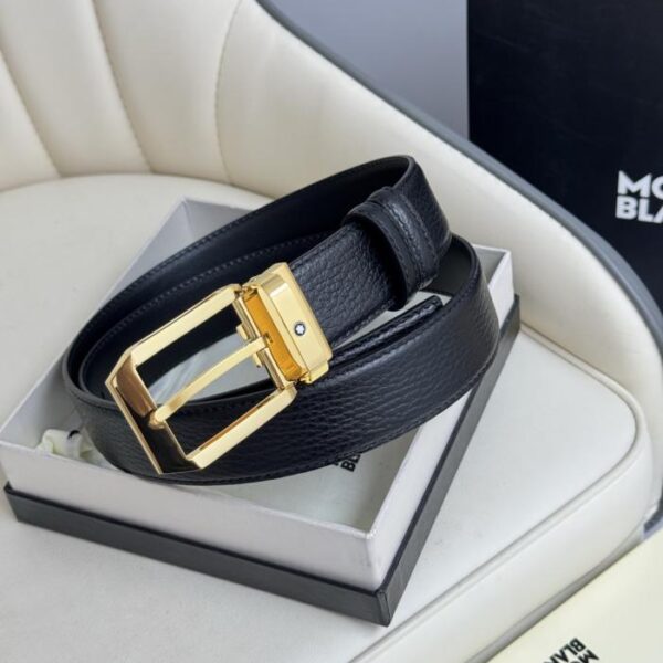 replik,replica,schmuck,1:1,beste,ohrringe,ring,Repliken Montblanc 3,5 cm breit, aus vollnarbigem Rindsleder, mit hochwertiger Dornschließe und frei geschnittener Business-Casual-Passform (R74UK)