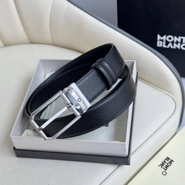replik,replica,schmuck,1:1,beste,ohrringe,ring,Repliken Montblanc, 3,5 cm breit, aus vollnarbigem Rindsleder, mit hochwertiger Dornschließe und frei geschnittenem Business-Casual-Stil (HPYEW).