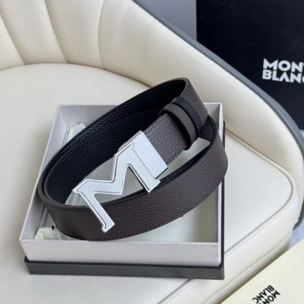replik,replica,schmuck,1:1,beste,ohrringe,ring,Repliken Montblanc, 3,5 cm breit, aus vollnarbigem Rindsleder, mit hochwertiger Dornschließe und frei geschnittenem Business-Casual-Stil (TWFJK).