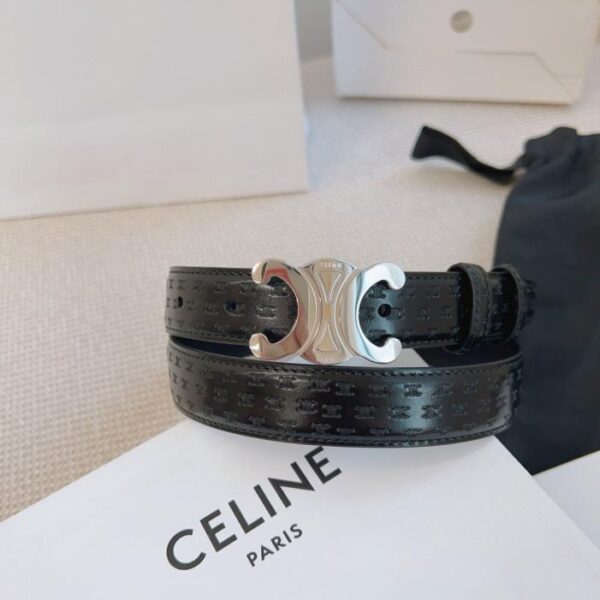 replik,replica,schmuck,1:1,beste,ohrringe,ring,Repliken CELINE-Gürtel im Counter-Stil, 2,5 cm breit, Original-Kalbsleder der ersten Schicht (3WGHD)