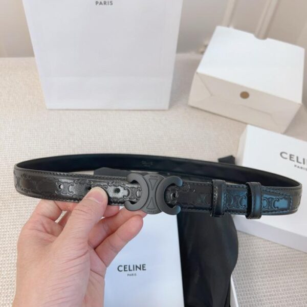 replik,replica,schmuck,1:1,beste,ohrringe,ring,Repliken CELINE-Gürtel im Counter-Stil, 2,5 cm breit, originale erste Schicht Kalbsleder (WJ3WB)