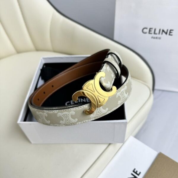 replik,replica,schmuck,1:1,beste,ohrringe,ring,Repliken Celine Damen Original neues Modell, Breite 2,5 cm, Arc de Triomphe Messingschnalle, Deckschicht Kalbsleder (U7XFA)