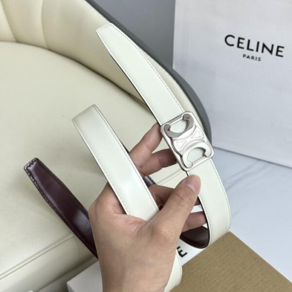 replik,replica,schmuck,1:1,beste,ohrringe,ring,Repliken Celine Damen Original neues Modell, Breite 2,5 cm, Arc de Triomphe Messingschnalle, Deckschicht Kalbsleder (LHNYM)