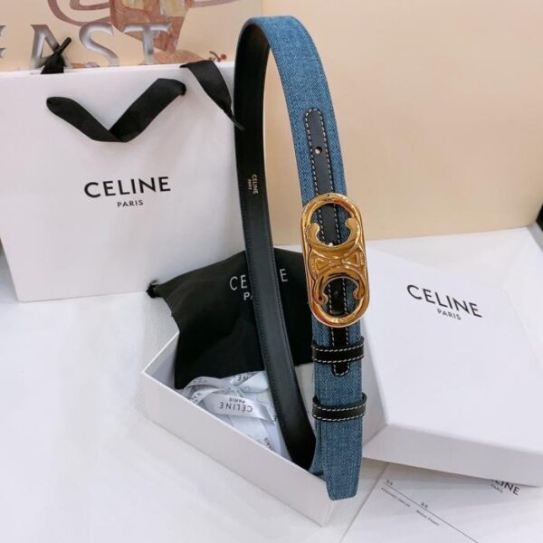 replik,replica,schmuck,1:1,beste,ohrringe,ring,Repliken Celine Mittlerer Jeansgürtel TRIOMPHE TAURILLON Jeansgürtel aus Leder, 2,5 cm (0VX24)
