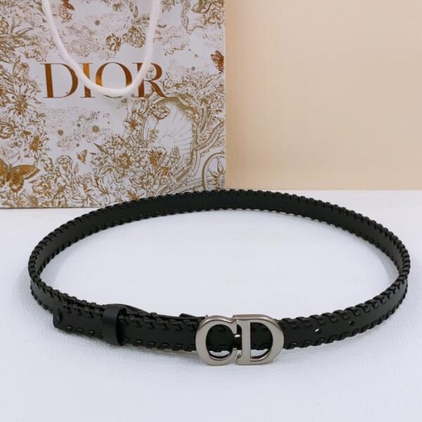 replik,replica,schmuck,1:1,beste,ohrringe,ring,Repliken Dior 20 mm Sattelgürtel aus schwarzem Glattleder Montaigne Star CD-Gürtel (DHGLY)