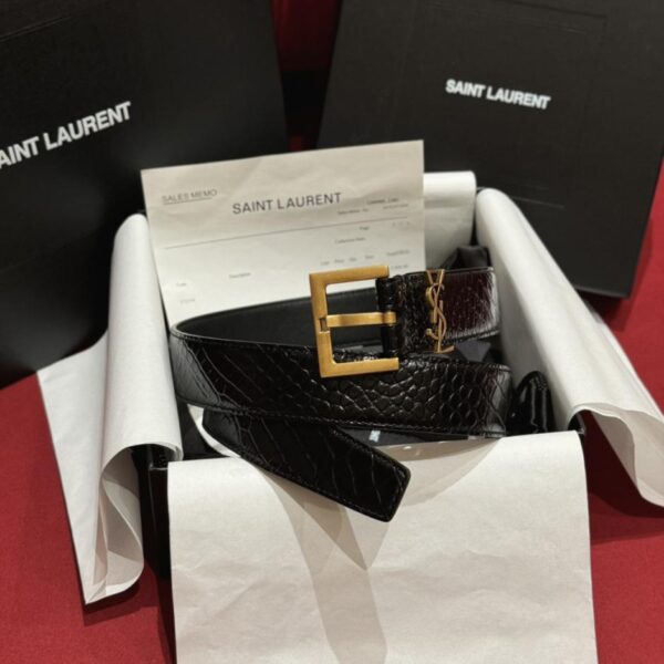 replik,replica,schmuck,1:1,beste,ohrringe,ring,Repliken Yangshulin ysl neuer Damengürtel, Breite 3,0 cm (YNUOK)