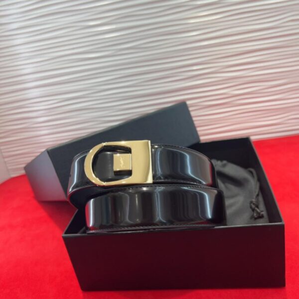 replik,replica,schmuck,1:1,beste,ohrringe,ring,Repliken Saint Laurent Damengürtel mit galvanisierter Echtgold-Schnalle, Made in Italy, 3,0 cm (WT7W0)