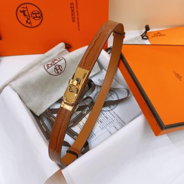replik,replica,schmuck,1:1,beste,ohrringe,ring,Repliken Kelly 1.8 Gürtel Epsom Kalbsleder Krokodil geprägt Gürtel (MLSFT)