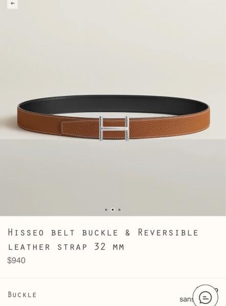 replik,replica,schmuck,1:1,beste,ohrringe,ring,Repliken Hermès Herrengürtel Hisseo Belt-Togo-32MM(X01PK)