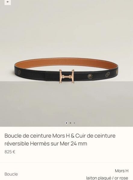 replik,replica,schmuck,1:1,beste,ohrringe,ring,Repliken Hermes Damengürtel, neuer MORS H, Premium-Hardware, importiertes Epsom-Leder, 24 mm Breite (IJNCV)