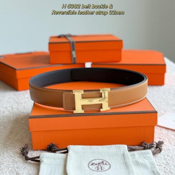 replik,replica,schmuck,1:1,beste,ohrringe,ring,Repliken Hermes Boutique-Hardware mit importiertem Epsom-Leder 32 mm Herrengürtel (IARKV)