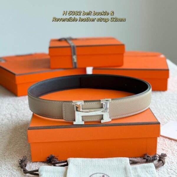 replik,replica,schmuck,1:1,beste,ohrringe,ring,Repliken Hermes-Boutique-Hardware mit importiertem Epsom-Leder 32 mm Herrengürtel (UPHKP)