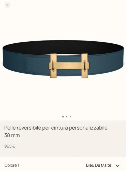 replik,replica,schmuck,1:1,beste,ohrringe,ring,Repliken Hermes JUMPING Premium-Hardware mit importiertem Epsom-Leder, Schwarz + Preußischblau, Breite 38 mm, Herrengürtelzubehör (KULD1)