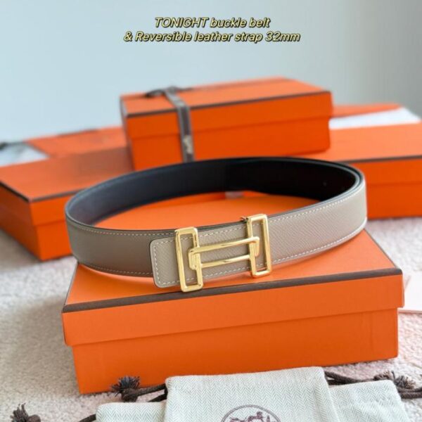 replik,replica,schmuck,1:1,beste,ohrringe,ring,Repliken TONIGHT Premium-Hardware mit importiertem Epsom-Leder, 32 mm, Herrengürtel (T4FHA)
