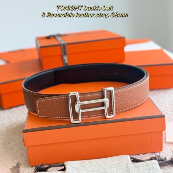 replik,replica,schmuck,1:1,beste,ohrringe,ring,Repliken TONIGHT Boutique-Hardware mit importiertem (goldbraunem) Togo-Leder, Breite 38 mm, Herrengürtel (N5ROQ)