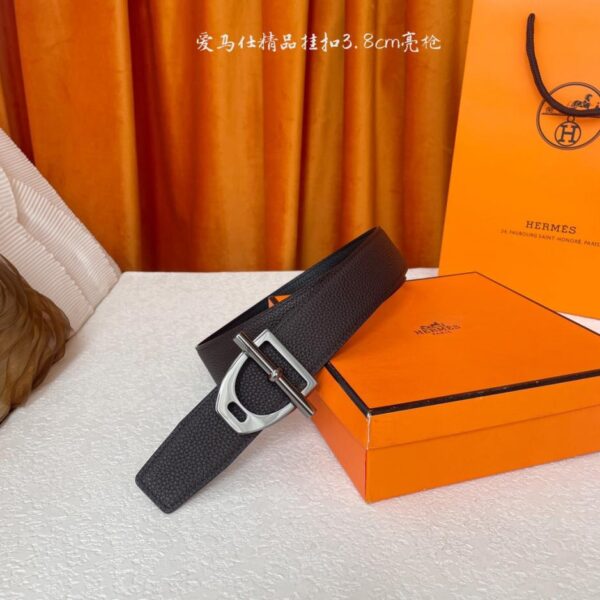 replik,replica,schmuck,1:1,beste,ohrringe,ring,Repliken Hermes Original einzelner 3,8 cm breiter importierter Original-Ledergürtel, doppelseitig wiederverwendbar (1IDIS)