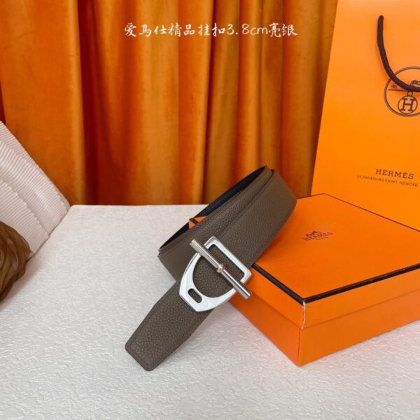replik,replica,schmuck,1:1,beste,ohrringe,ring,Repliken Hermes Original 3,8 cm breiter importierter Originalgürtel doppelseitig (9C41N)