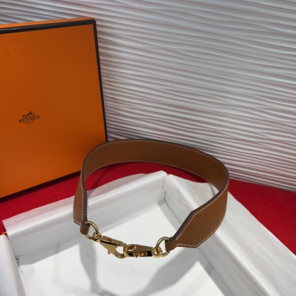 replik,replica,schmuck,1:1,beste,ohrringe,ring,Repliken Hermès Kelly Taschen-Schultergurtdetails des Swift- und Epsom TC-Leder-Schultergurts (W1DT7)