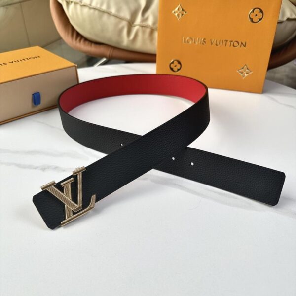 replik,replica,schmuck,1:1,beste,ohrringe,ring,Repliken LOUIS VUITTON Neuer Herren-Originalgürtel, Breite 40 mm (E7STZ)