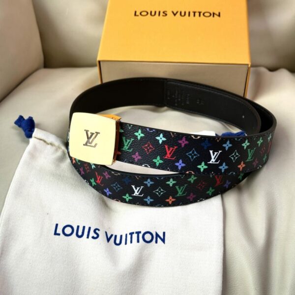 replik,replica,schmuck,1:1,beste,ohrringe,ring,Repliken LV Damengürtel, Breite 3,5 cm, Collaborative Flower Collection (0WJSF)
