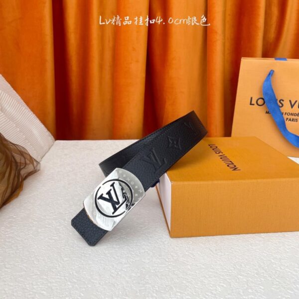 replik,replica,schmuck,1:1,beste,ohrringe,ring,Repliken Louis Vuitton Classic Originalqualität, klassisches doppelseitiges Litschi-Muster, originale Premium-Stahlschnalle, Breite 4,0 cm (EHGYP)