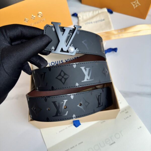 replik,replica,schmuck,1:1,beste,ohrringe,ring,Repliken LOUIS VUITTON Neuer Herren-Originalgürtel, Breite 40 mm (ZKIU3)