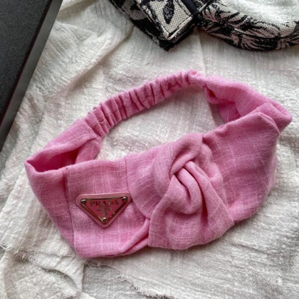 replik,replica,schmuck,1:1,beste,ohrringe,ring,Repliken Prada Bubble Cotton Linen Headband (1 Stück in einer einfachen Tasche) (DOPT9)