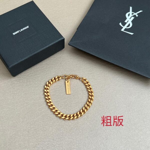replik,replica,schmuck,1:1,beste,ohrringe,ring,Repliken Yves Saint Laurent handgefertigtes Armband aus original Messingmaterial (KQFQ8)