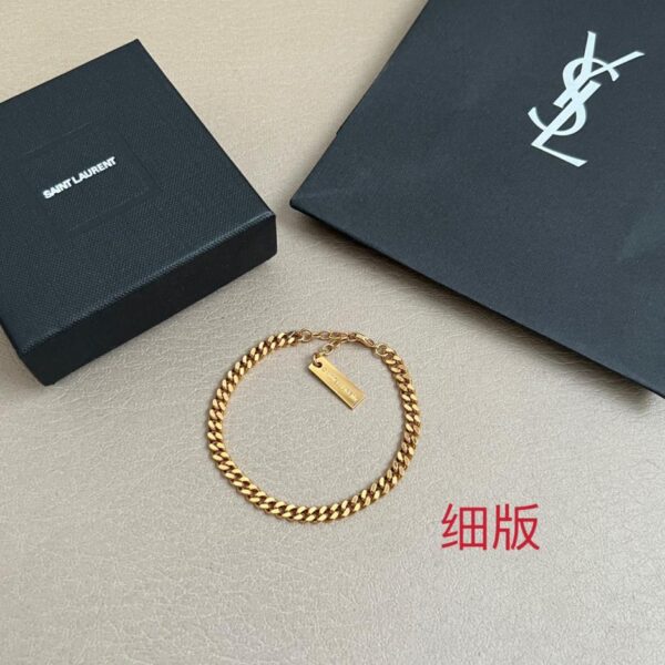 replik,replica,schmuck,1:1,beste,ohrringe,ring,Repliken Yves Saint Laurent handgefertigtes Armband aus original Messingmaterial (RWDMY)
