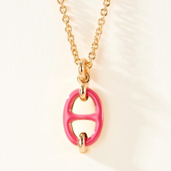 replik,replica,schmuck,1:1,beste,ohrringe,ring,Repliken Neue Emaille-Halskette mit Schweinenase (0DSJQ)