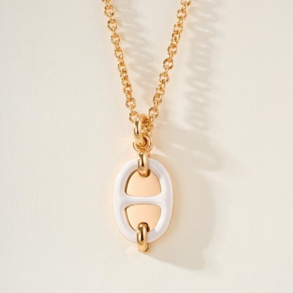 replik,replica,schmuck,1:1,beste,ohrringe,ring,Repliken Neue Emaille-Halskette mit Schweinenase (XR9XN)