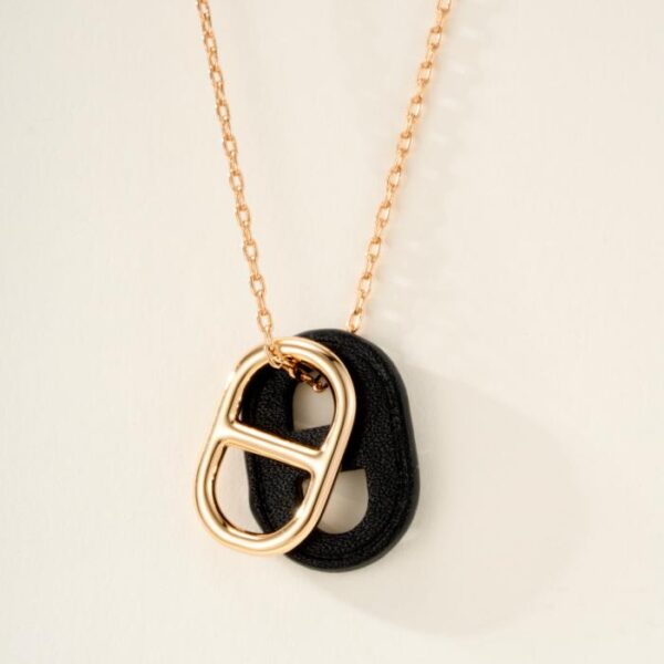 replik,replica,schmuck,1:1,beste,ohrringe,ring,Repliken Lederhalskette mit Schweinenase (NNI7Y)