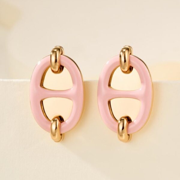 replik,replica,schmuck,1:1,beste,ohrringe,ring,Repliken Neue Emaille-Ohrringe mit Schweinenase (NHOT2)