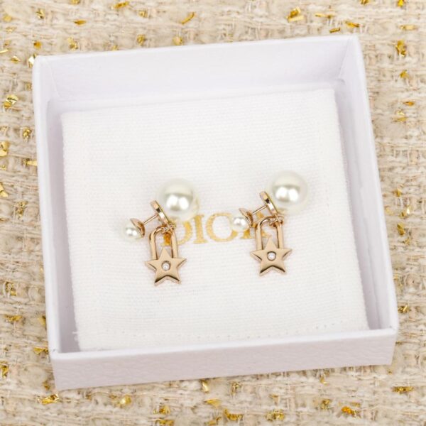 replik,replica,schmuck,1:1,beste,ohrringe,ring,Repliken Dior Pentagramm Perlenohrringe (5YH4T)