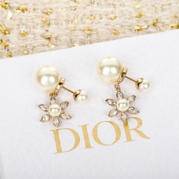 replik,replica,schmuck,1:1,beste,ohrringe,ring,Repliken Dior Sonnenblumen-Perlenohrringe (Y1ZNY)