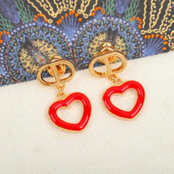 replik,replica,schmuck,1:1,beste,ohrringe,ring,Repliken Dior Ohrringe mit Herzmuster (TCVAK)