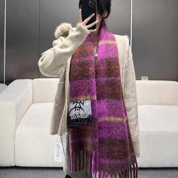 replik,replica,schmuck,1:1,beste,ohrringe,ring,Repliken Vivienne Westwood Klassischer großer Saturn-Mohair-Schal (71XE8)