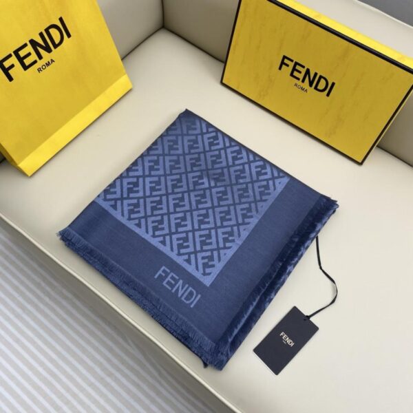 replik,replica,schmuck,1:1,beste,ohrringe,ring,Repliken Fendi 【FF-Buchstaben-Jacquard-Seidenschal (YA9EZ)