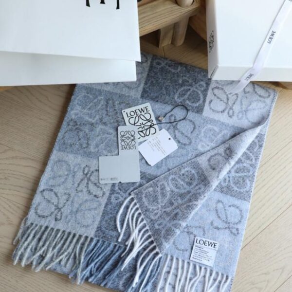 replik,replica,schmuck,1:1,beste,ohrringe,ring,Repliken Loewe Checkerboard Jacquard Scarf Unisex (JSUVX)