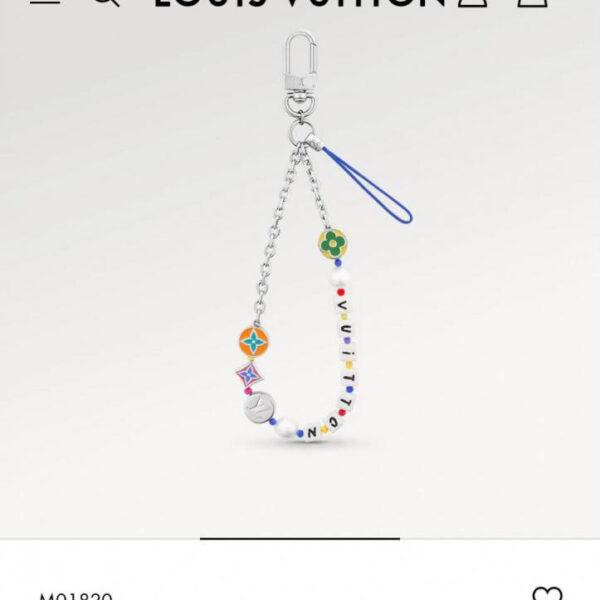 replik,replica,schmuck,1:1,beste,ohrringe,ring,Repliken -Thekenfoto Tragefoto-Louis Vuitton Handy-Lanyard-Anhänger (2LS2R)