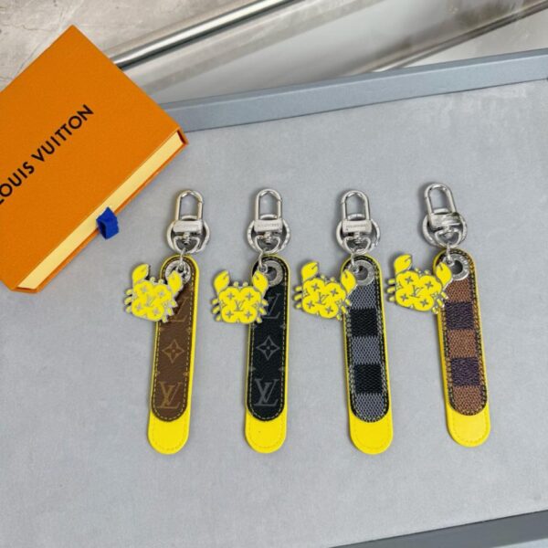 replik,replica,schmuck,1:1,beste,ohrringe,ring,Repliken MO2558 Verpackung LV Krabbenanhänger Leder Schlüsselanhänger Tasche Anhänger Zubehör (L8REB)