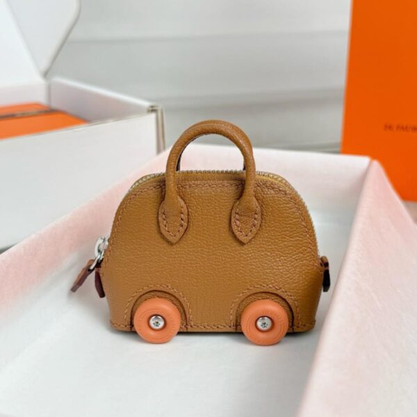 replik,replica,schmuck,1:1,beste,ohrringe,ring,Repliken Bolide️ Hermes Mini Bowling Bag Schlüsselanhänger Taschenanhänger (NC9IU)