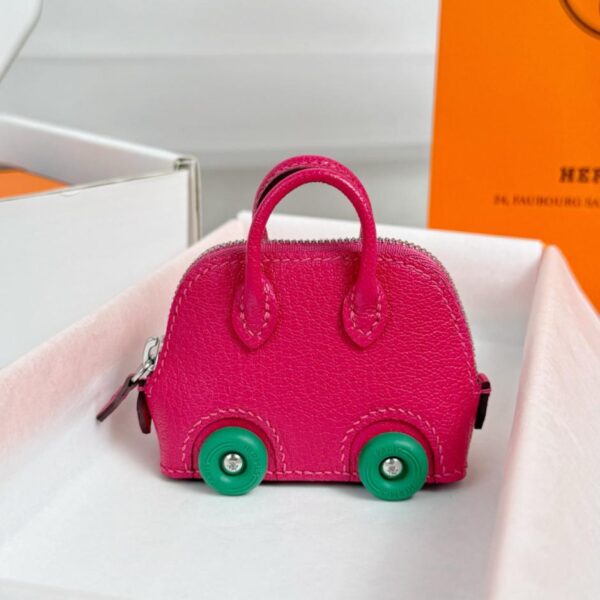 replik,replica,schmuck,1:1,beste,ohrringe,ring,Repliken Bolide️ Hermes Mini Bowling Bag Schlüsselanhänger Taschenanhänger (XND9G)