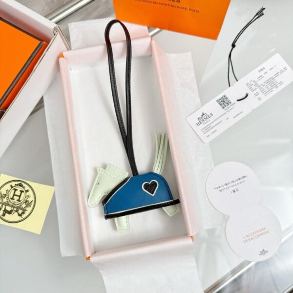 replik,replica,schmuck,1:1,beste,ohrringe,ring,Repliken HERMES Rodeo Robeo Coeur Pony Bag Anhänger Schlüsselanhänger rein handgenäht (EIUT5)