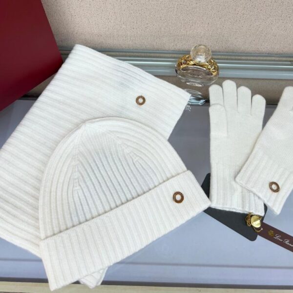 replik,replica,schmuck,1:1,beste,ohrringe,ring,Repliken Loro Piana Kaschmir-Strickset mit schmal zulaufendem Saum, Mütze aus 100 % Kaschmir (68MAX)