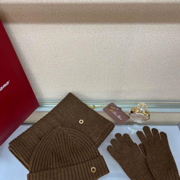 replik,replica,schmuck,1:1,beste,ohrringe,ring,Repliken Loro Piana Kaschmir-Strickset mit schmal zulaufendem Saum, Mütze aus 100 % Kaschmir (BB7OQ)