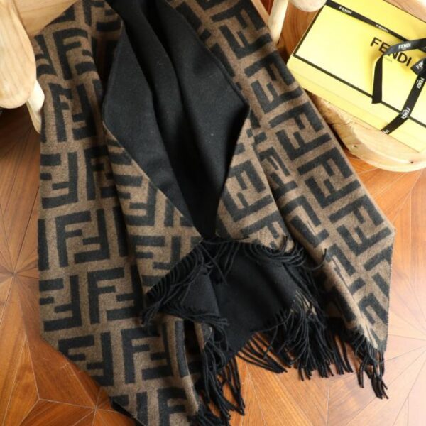 replik,replica,schmuck,1:1,beste,ohrringe,ring,Repliken Fendi High-Version FF Double Black (V5L91)
