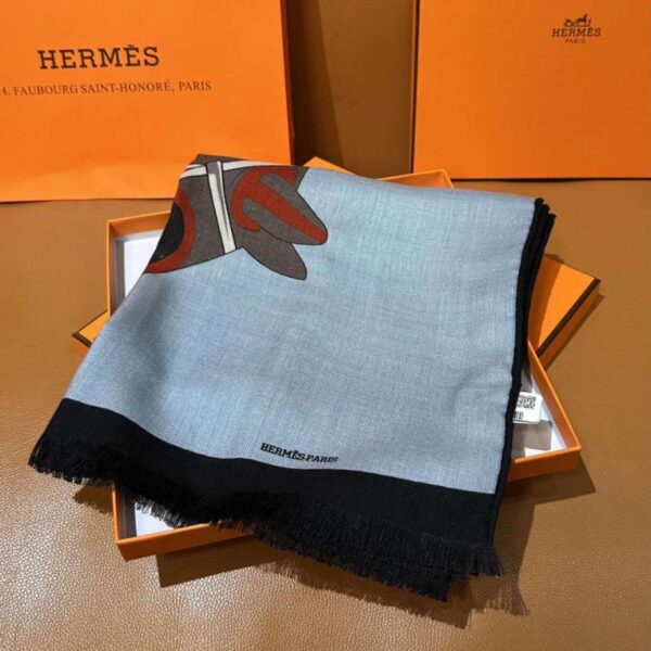 replik,replica,schmuck,1:1,beste,ohrringe,ring,Repliken Hermes Samt-Langschal, hochwertig, wendbar, einfarbig (X6T3H)