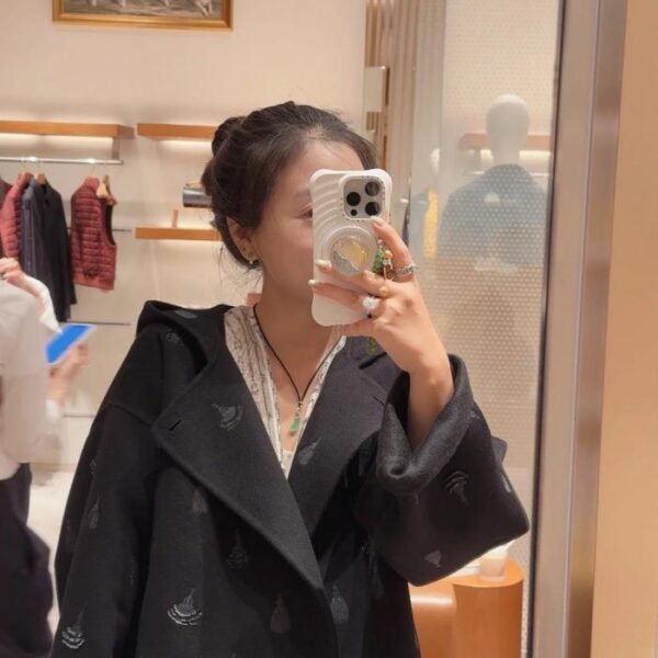 replik,replica,schmuck,1:1,beste,ohrringe,ring,Repliken Hermes 3D-bestickter Kapuzenumhang (G7AXB)
