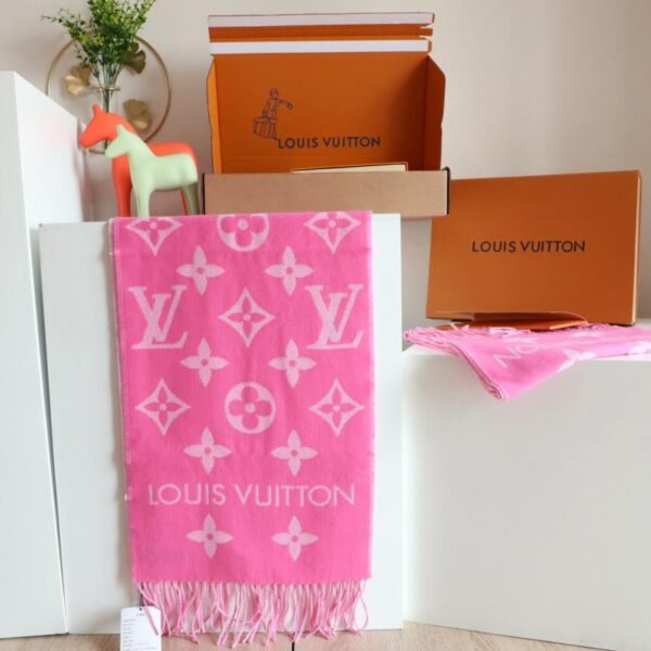 replik,replica,schmuck,1:1,beste,ohrringe,ring,Repliken Der neueste doppelreihige Logoschal von Louis Vuitton (50 SGZ)